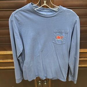 Boys Vineyard Vines football long sleeve T size L